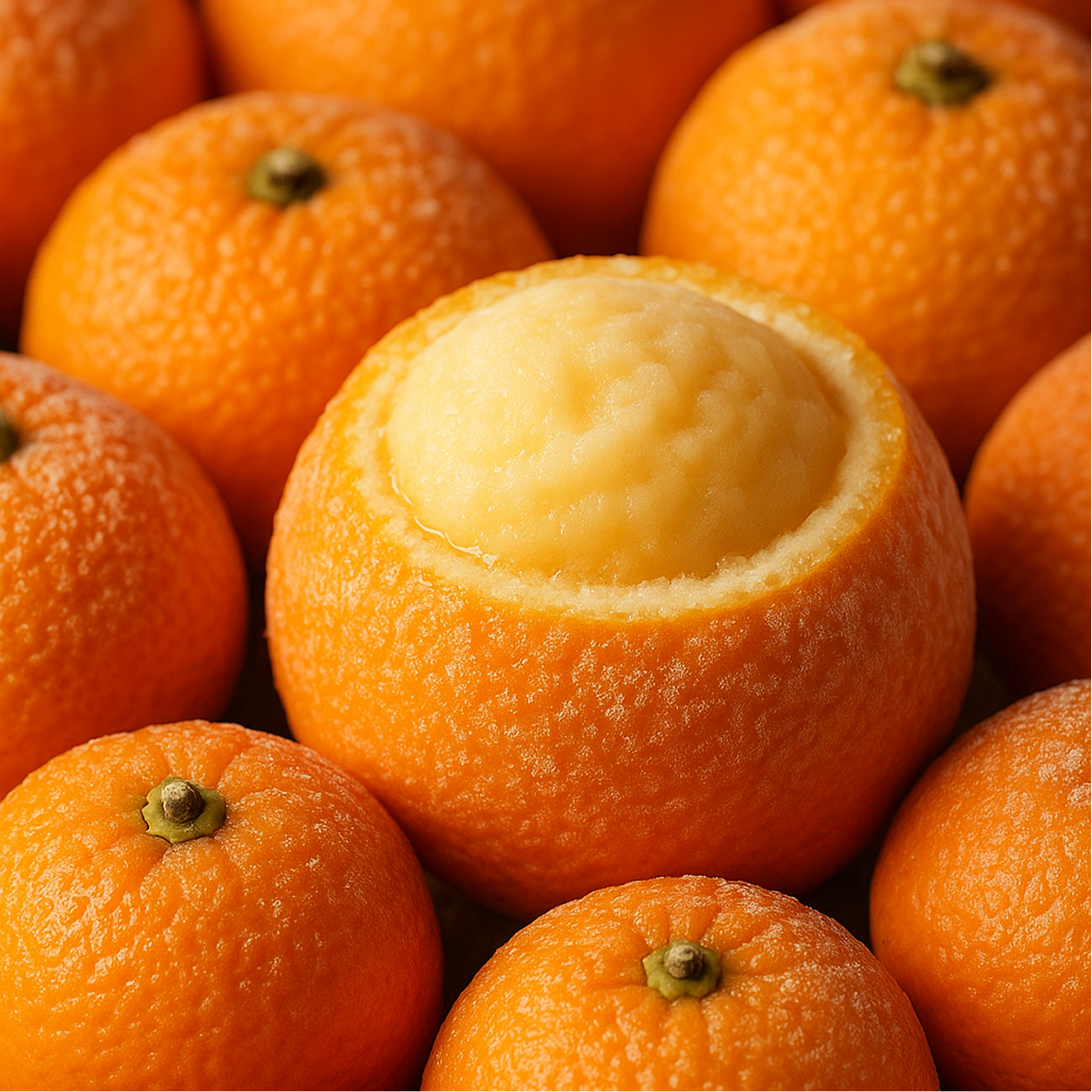 Mandarine givrée
